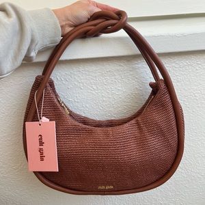 ~Cult Gaia~ Zena Raffia Shoulder Bag